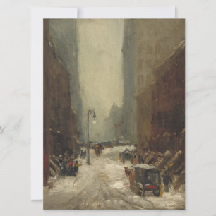 Snow in New York City (Winter in NYC) Card