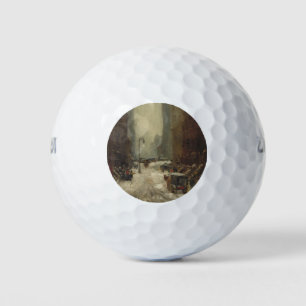 Snow in New York City (Winter in NYC) Golf Balls