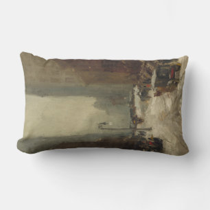 Snow in New York City (Winter in NYC) Lumbar Pillow