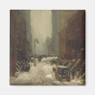 Snow in New York City (Winter in NYC) Magnet