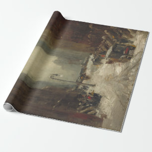 Snow in New York City (Winter in NYC) Wrapping Paper