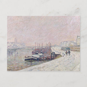Snow in Rouen Postcard