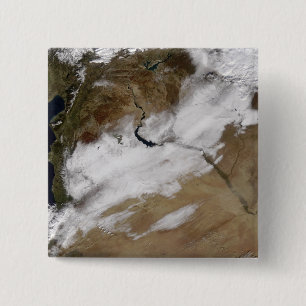 Snow in Syria 2 Inch Square Button