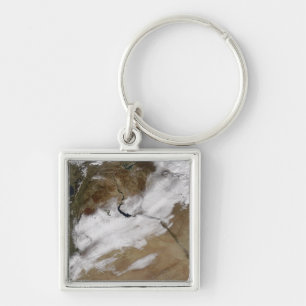 Snow in Syria Keychain