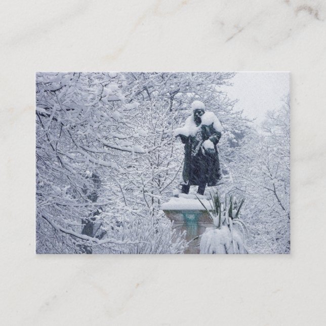 Snow in the Park Business Card (Front)