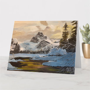 Snow in the Rocky Mountains, by Gary Poling Card