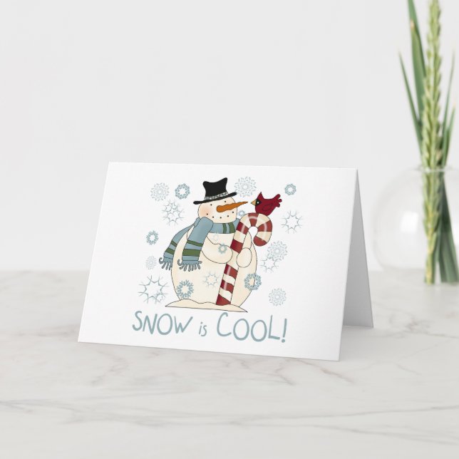 Snow is Cool Holiday Tshirts and Gifts (Front)