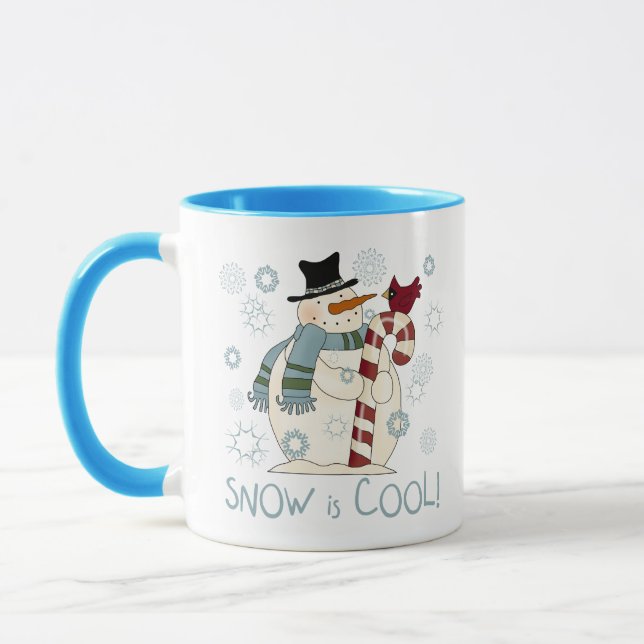 Snow is Cool Holiday Tshirts and Gifts Mug (Left)