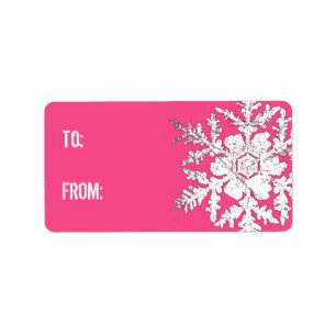 Snow Kiss' Avery Label