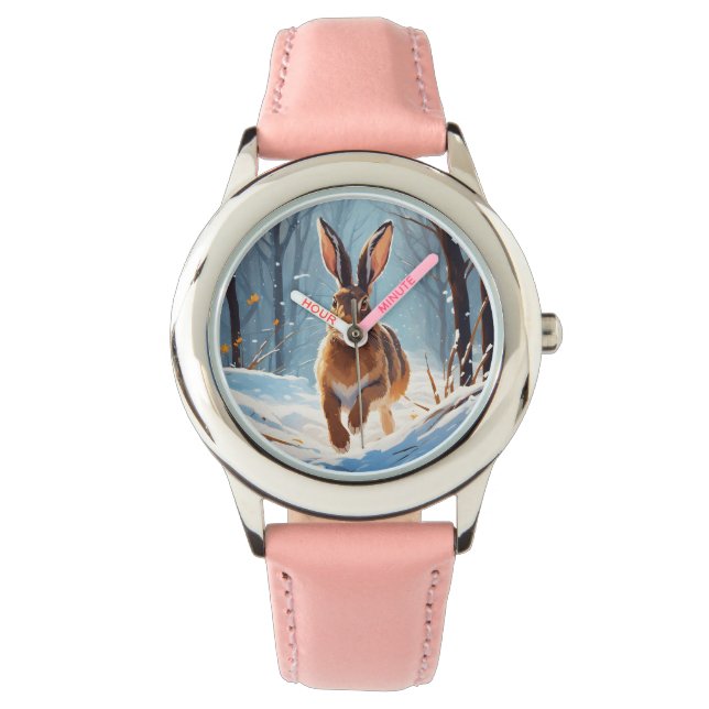 Snow-Kissed Revelry: The Hare Run Watch (Front)