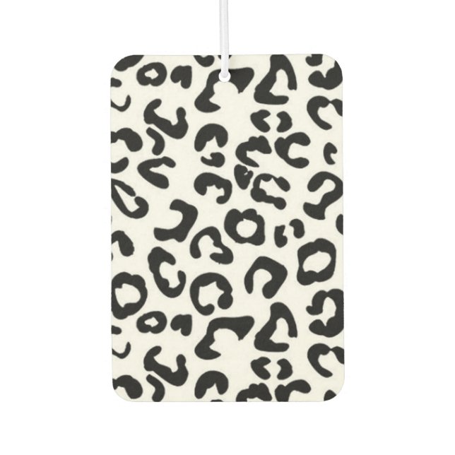 Snow Leopard Air Freshener (Front)