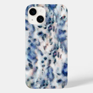 Snow Leopard Animal Print Skin Pattern Case-Mate iPhone 14 Case