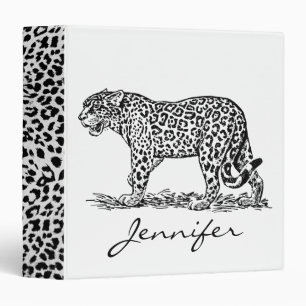 Snow Leopard Binder