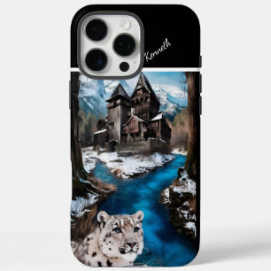 Snow Leopard by the Blue River iPhone 16 Pro Max Case