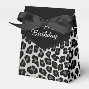 Snow leopard favor box