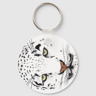 Snow Leopard Keychain