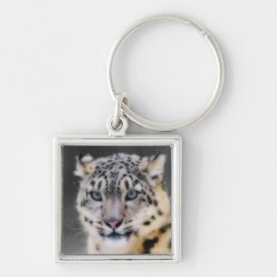 Snow Leopard Keychain