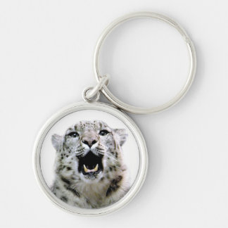 Snow Leopard Keychain