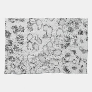 Snow Leopard Kitchen Towel