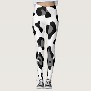 snow leopard leggings