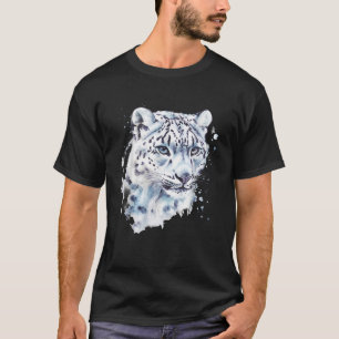 Snow Leopard Lover White Leopard Animal Snow Leopa T-Shirt