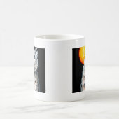Snow Leopard Moon Coffee Mug (Center)