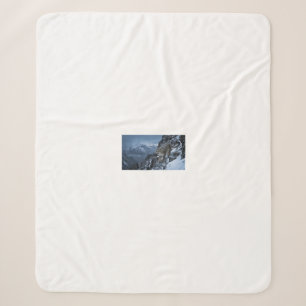 Snow Leopard Mountain Cliff Wildlife Sherpa Blanke Blanket