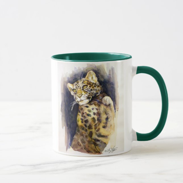 Snow Leopard Mug (Right)