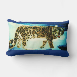 SNOW LEOPARD pillow