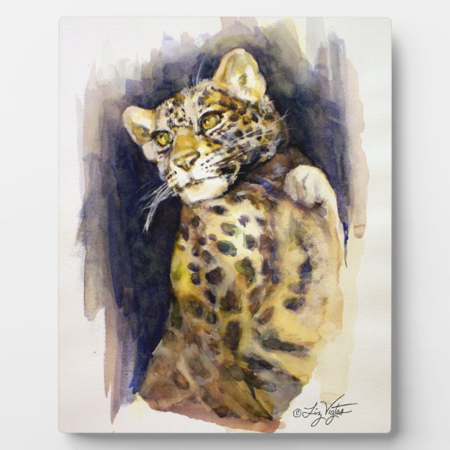 Snow Leopard Plaque (Front)