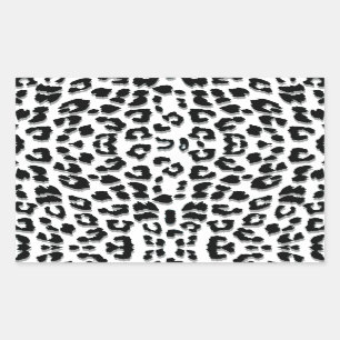 Snow Leopard Print Custom Sticker
