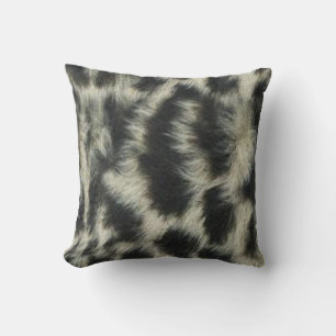 Snow Leopard Reversible Pillow