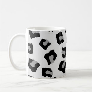 Snow Leopard Seamless Pattern  Coffee Mug