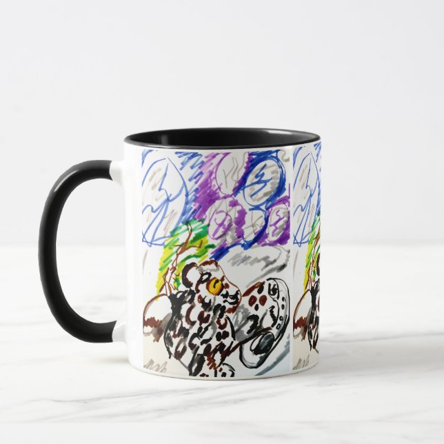 Snow Leopard  set  Mug (Left)