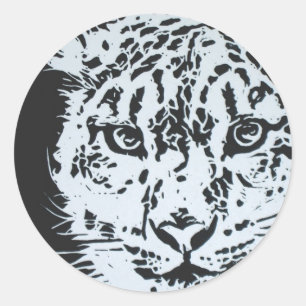 Snow Leopard Sticker