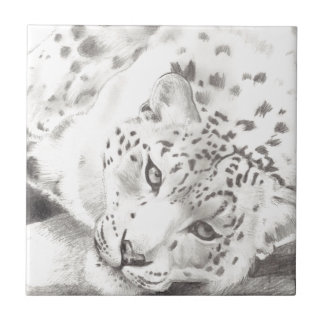 Snow Leopard Tile