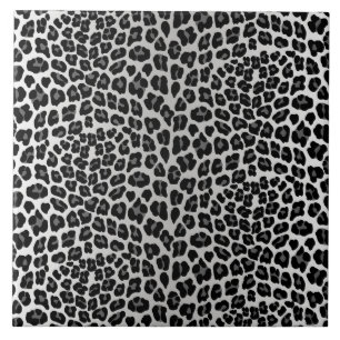 Snow leopard tile