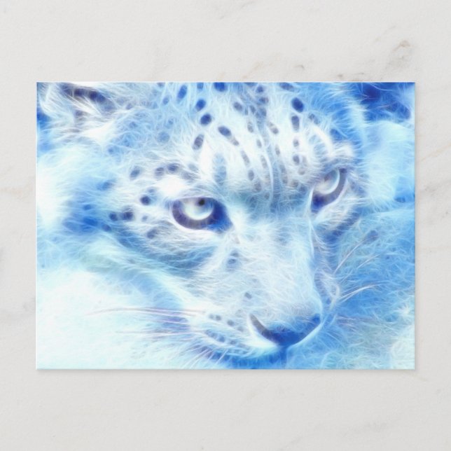 *Snow Leopard* Wild Spirit Postcard (Front)