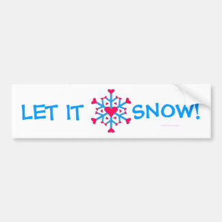 Snow Love - Bumper Sticker