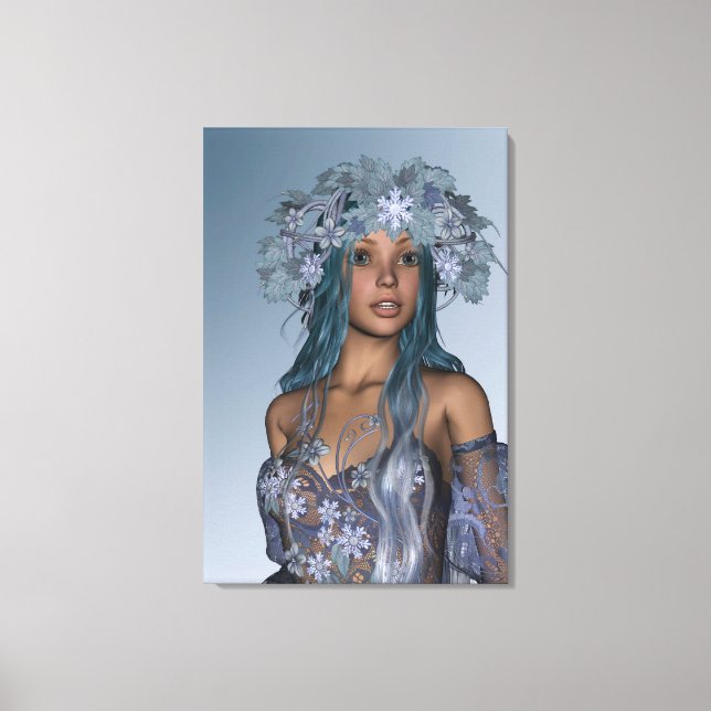 Snow Maiden Canvas Print (Front)