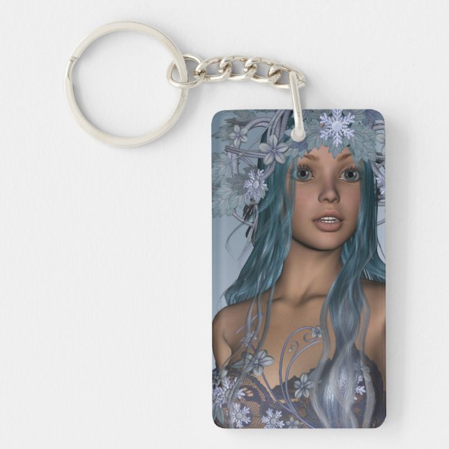 Snow Maiden Keychain (Front)