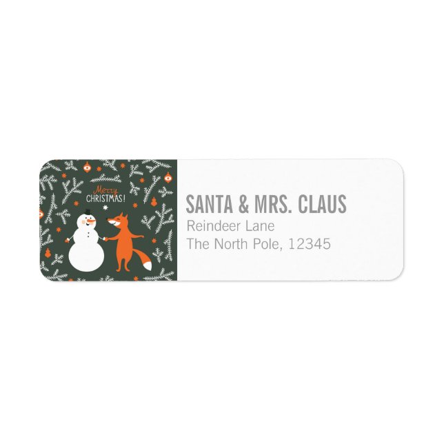 Snow Man And Fox Dancing (Front)