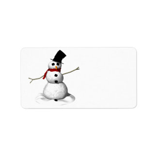 Snow Man Label