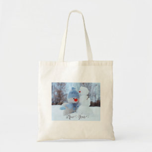 Snow man Tote Bag