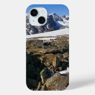 Snow Melting on the Rocky Mountains iPhone 15 Case