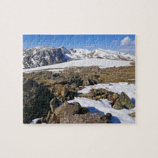 Snow Melting on the Rocky Mountains Jigsaw Puzzle (Horizontal)