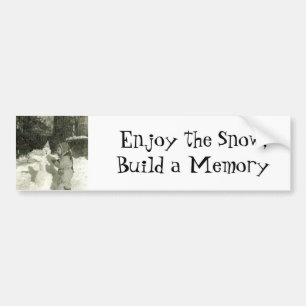 Snow Memory Bumper Sticker