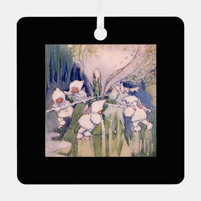 snow metal ornament (Front)