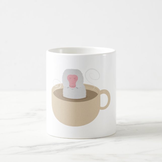 Snow Monkey In A Cup (Center)