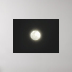 SNOW MOON CANVAS PRINT